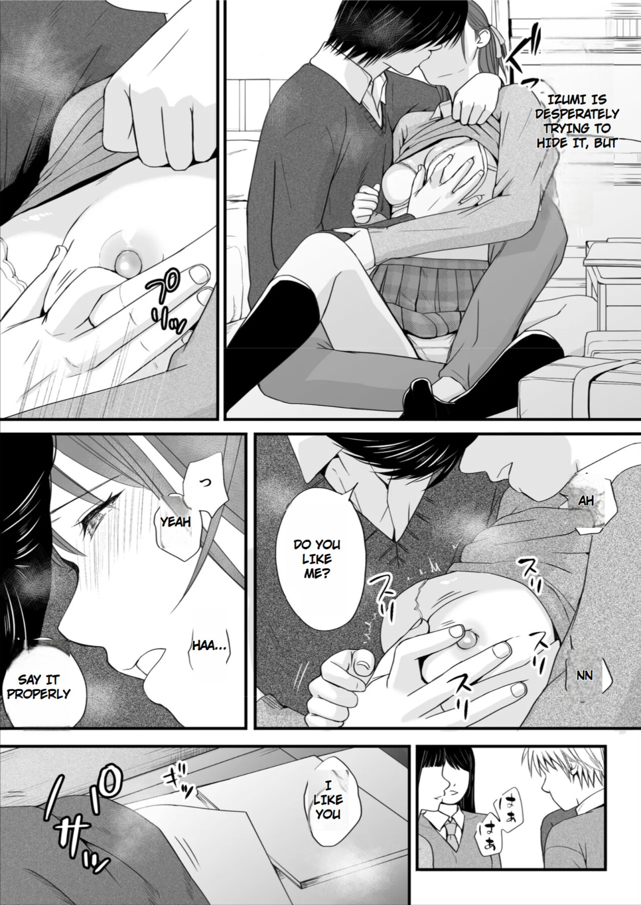 Hentai Manga Comic-You Said It'd Just Be Grinding... But You Ended up Slipping It In. Now I'm Just the Top Student's Toy 3.-Read-97